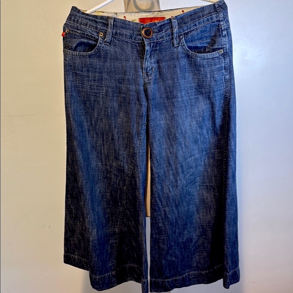 Level 99 Blue Flare Wide Leg Jeans Made in USA